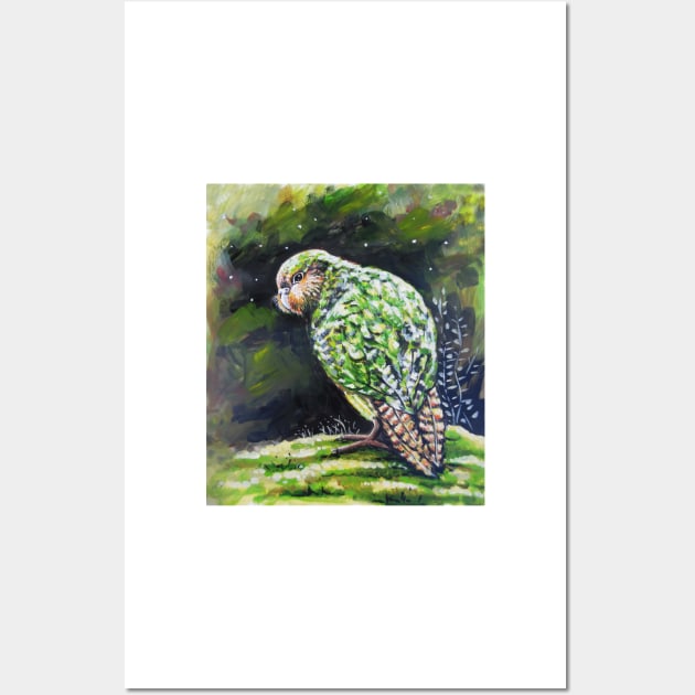 Kakapo Bird by Ira Wall Art by irajane